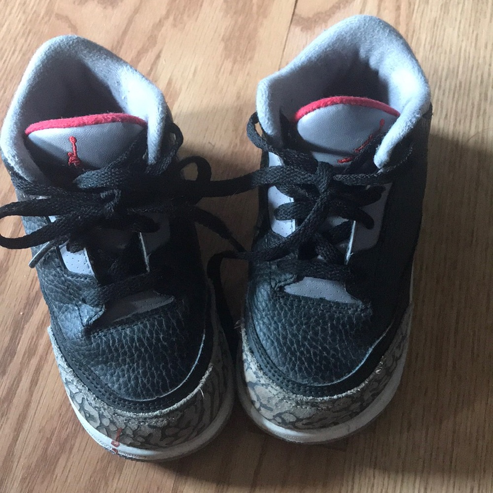 Toddler air Jordan 3 retro black cement